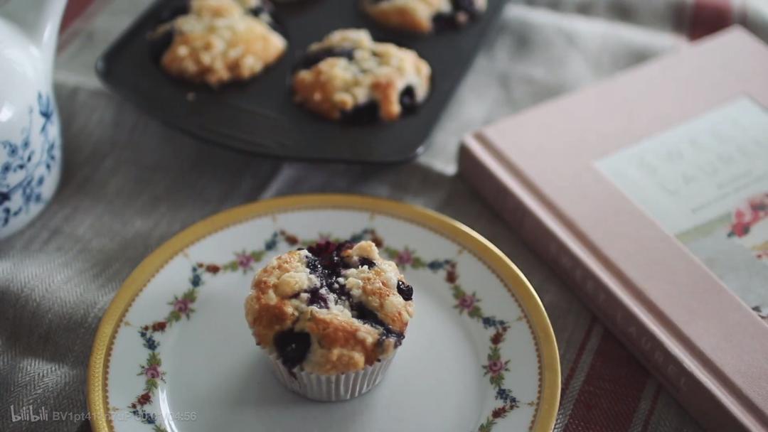 超级湿润的蓝莓玛芬蛋糕「搬运」