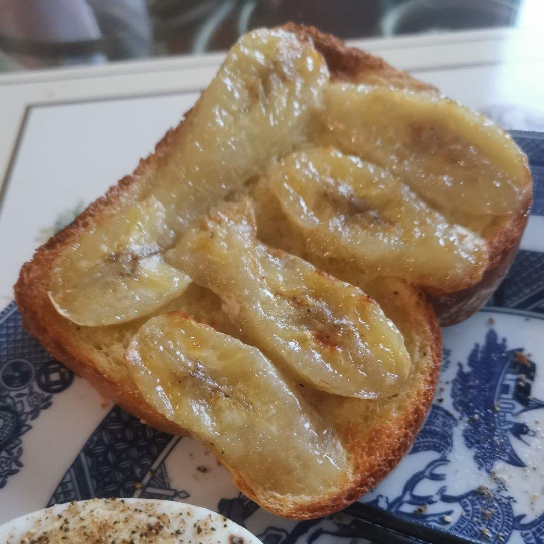 好吃到哭的香蕉烤吐司❗️酥脆香甜❗️零失败❗️