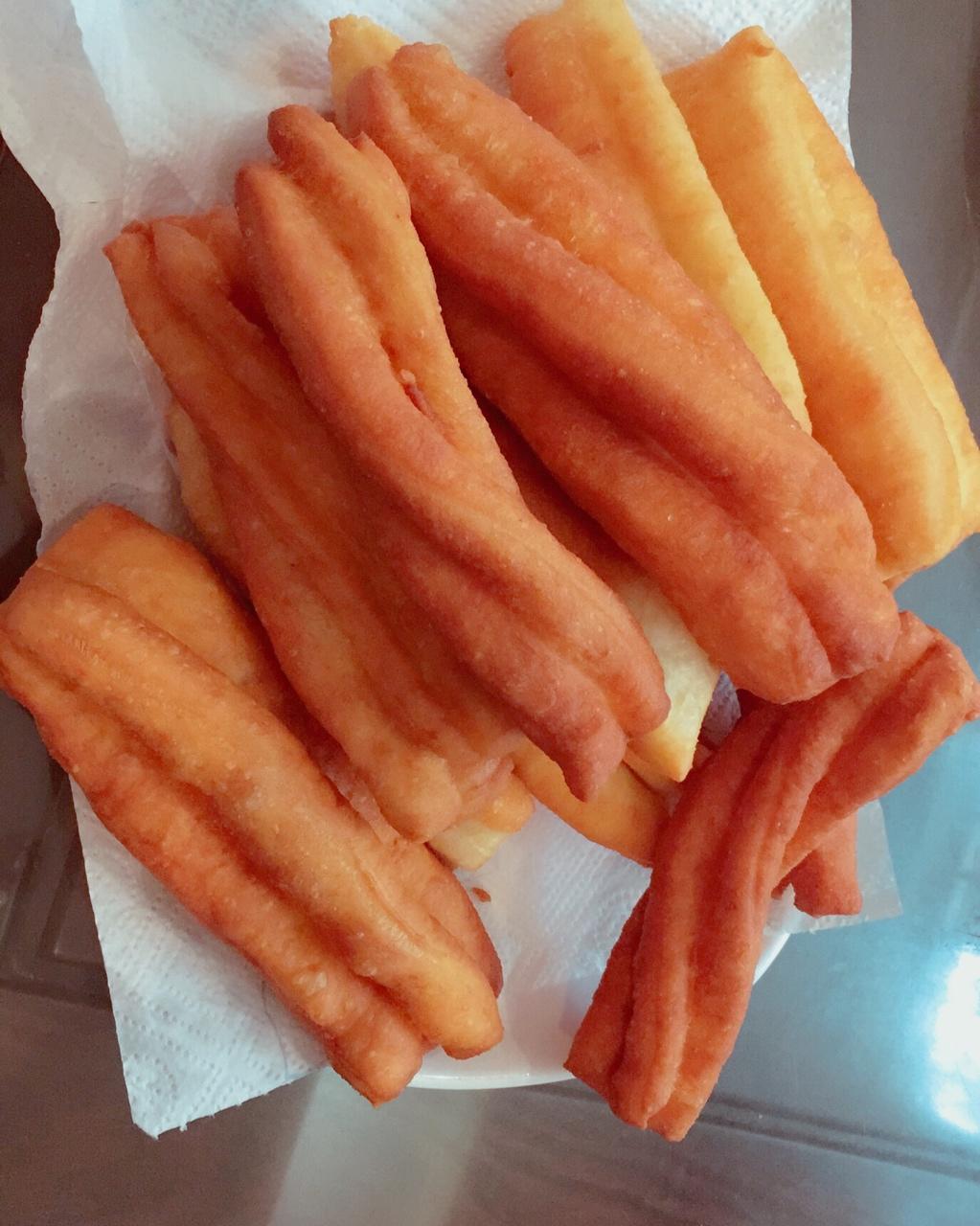 自制无泡打粉油条