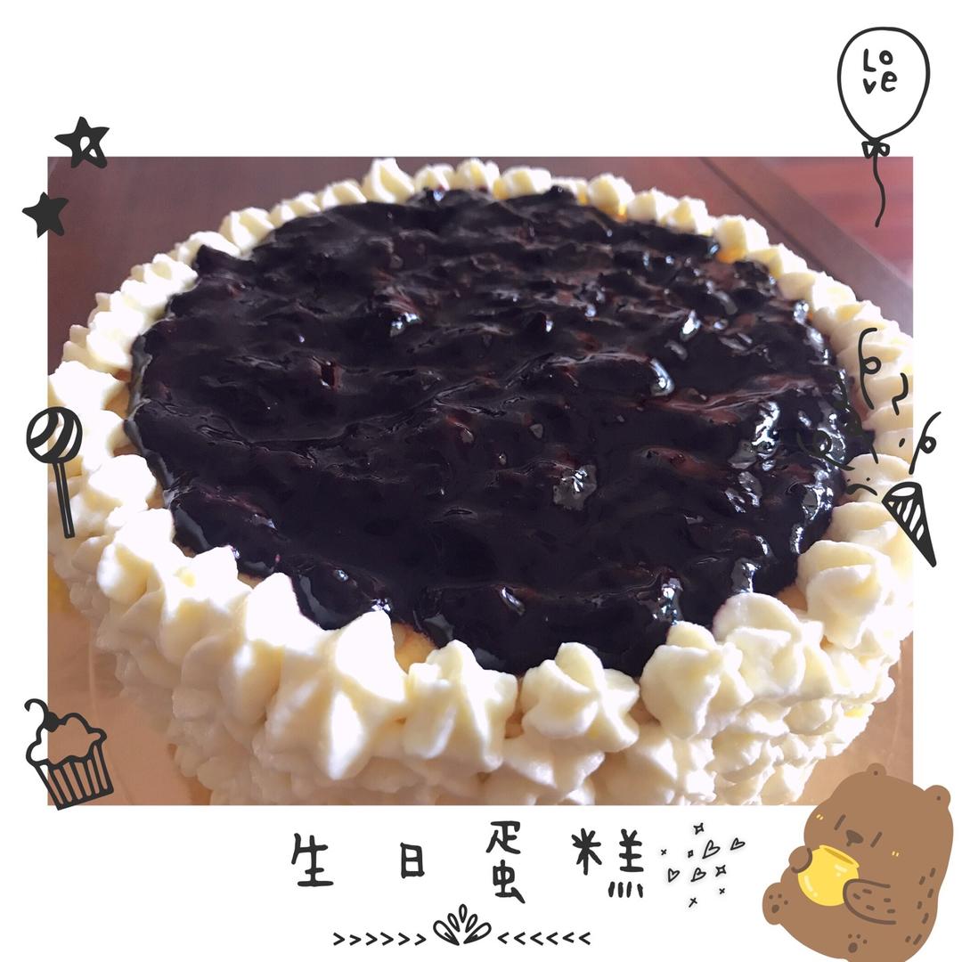 蓝莓酱奶酪蛋糕Blueberry Cheese Cake