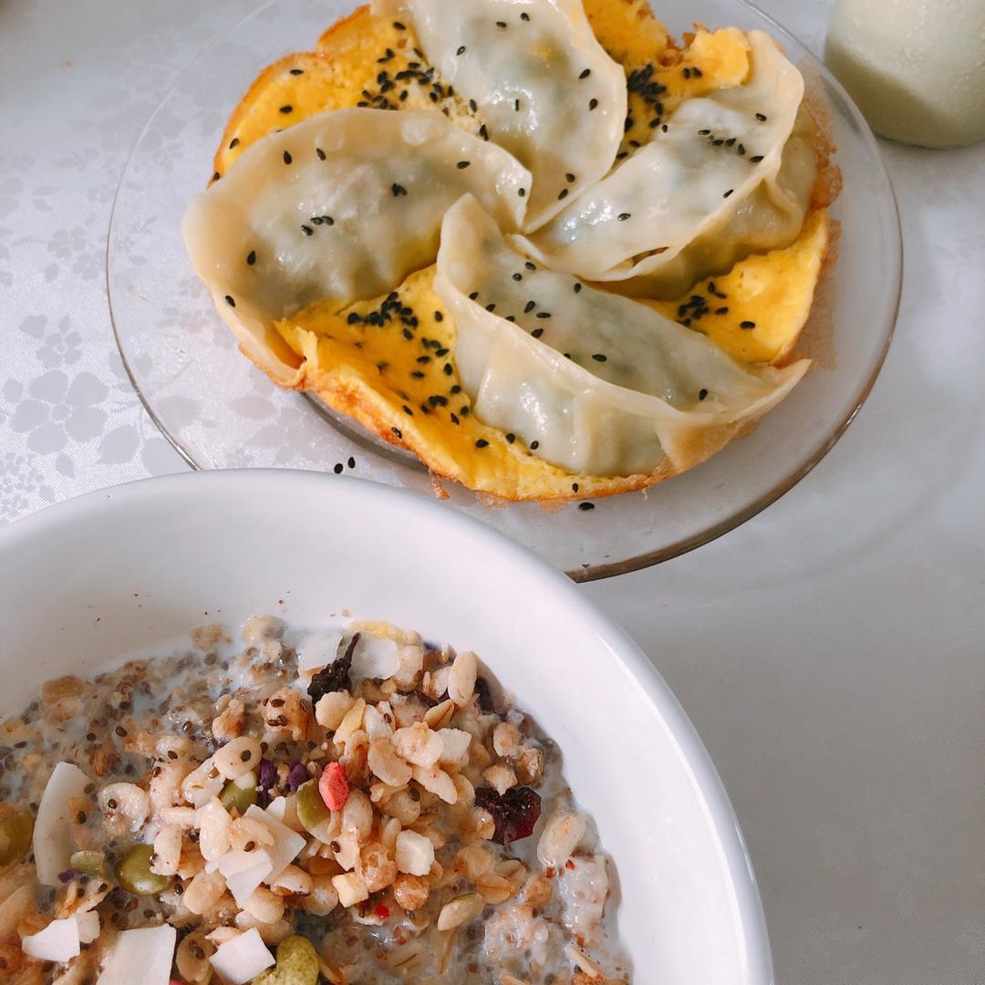 懒人快手抱蛋煎饺