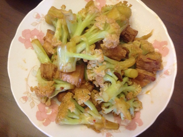 老丁的私房菜-干锅花菜