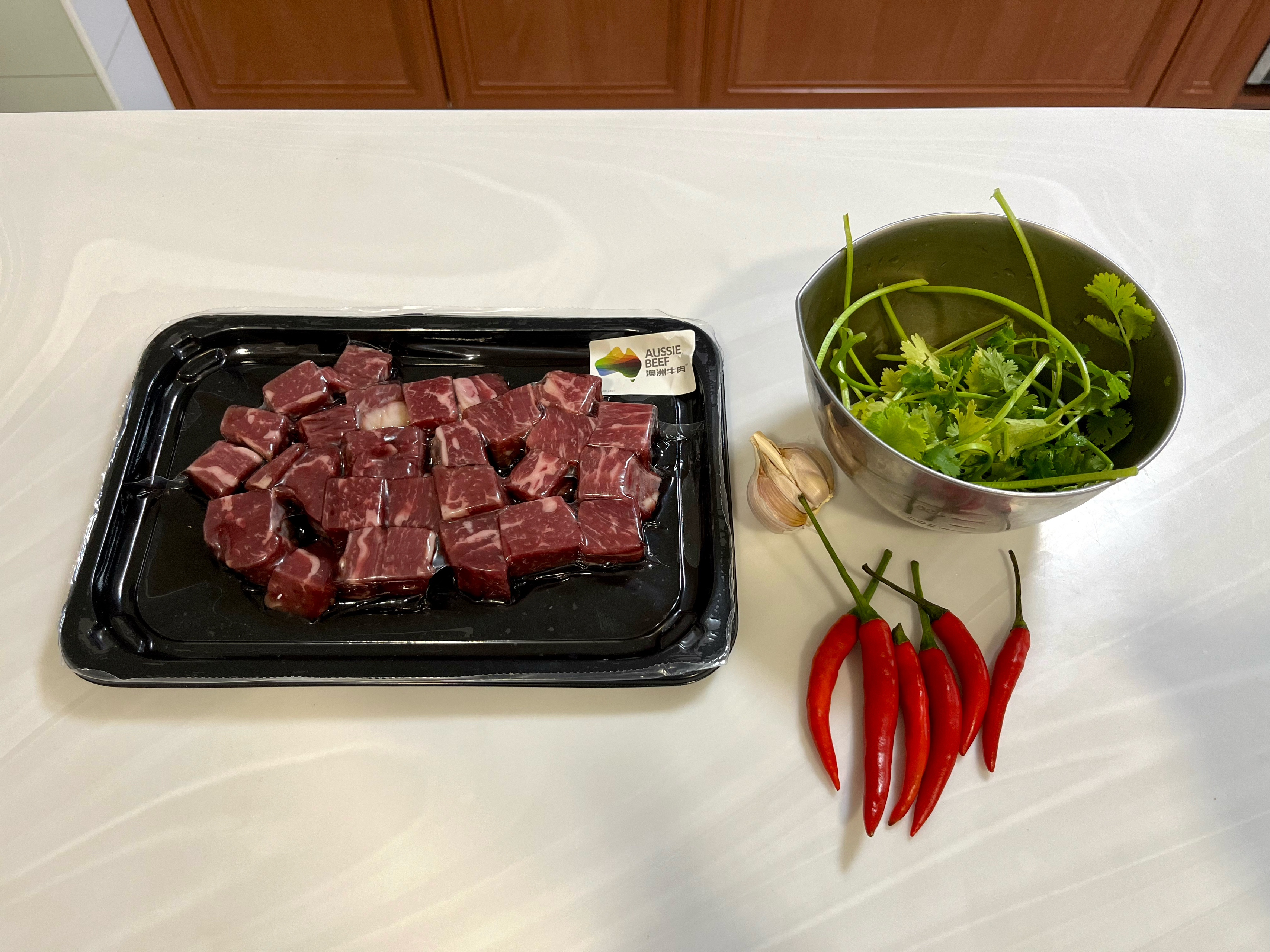 澳洲牛肉｜小米辣爆炒和牛的做法 步骤1