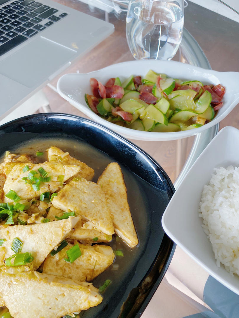 焖煎豆腐