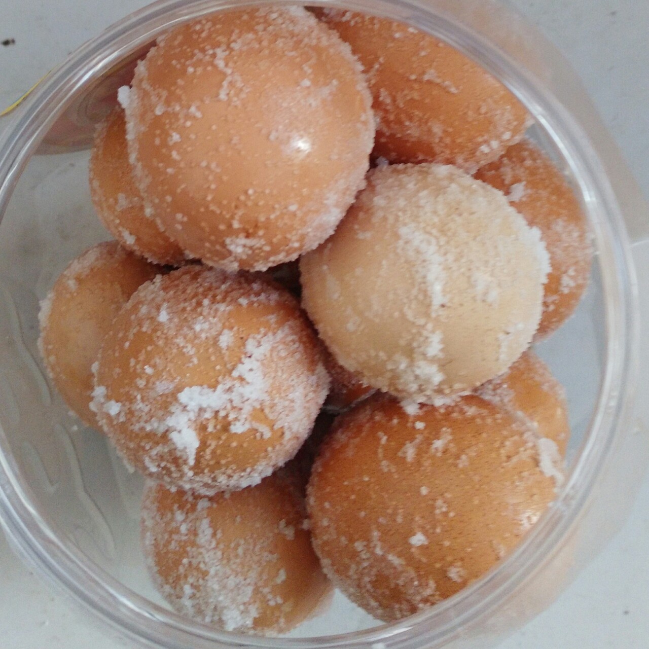 丹丹鹏鹏做的腌咸鸡蛋