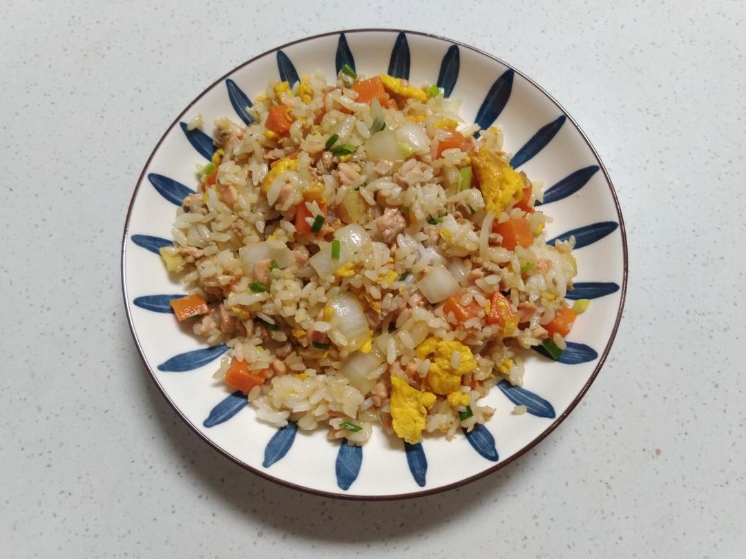 三文鱼藜麦炒饭|健康减脂必吃