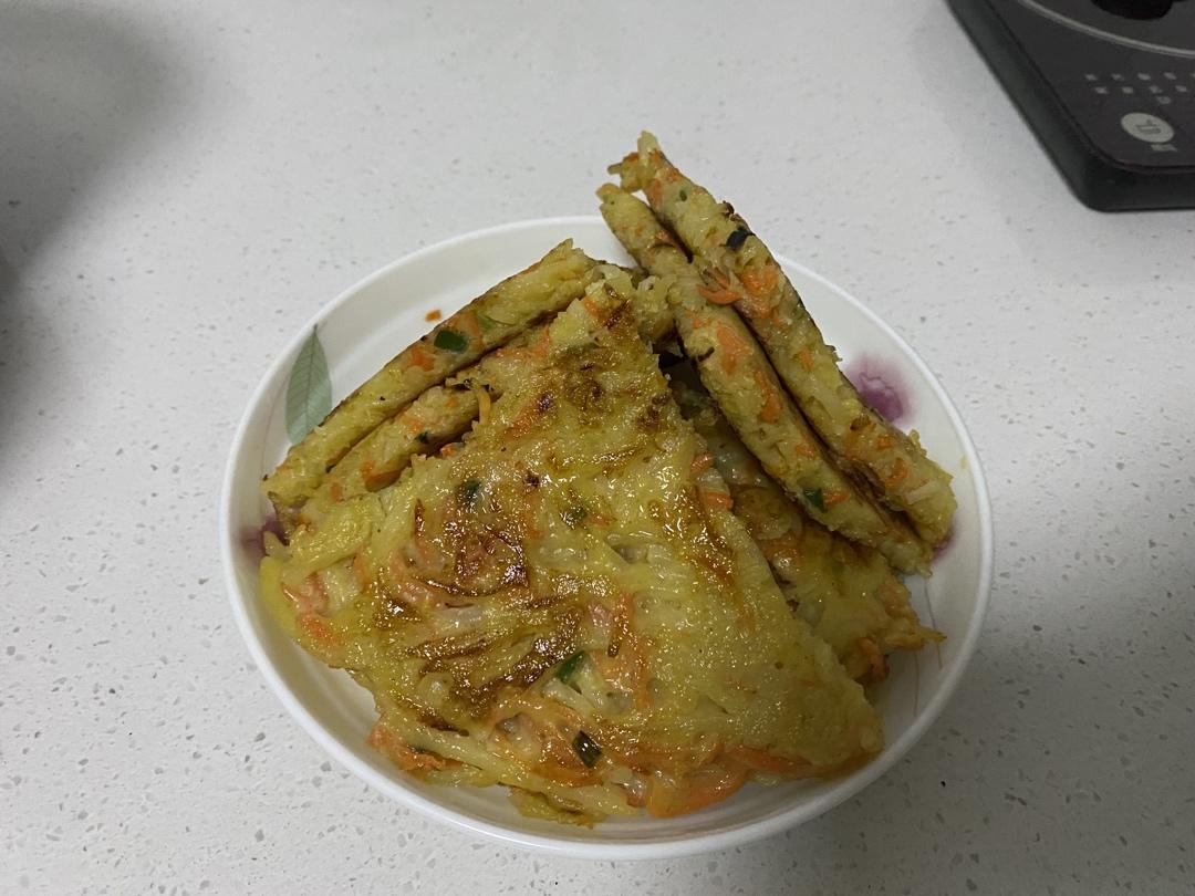 🥔🥕早晚餐饼~土豆丝饼~土拨饼