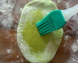 荷叶饼～一次发酵（松下NU-JK100w热风蒸烤箱版）的做法 步骤6