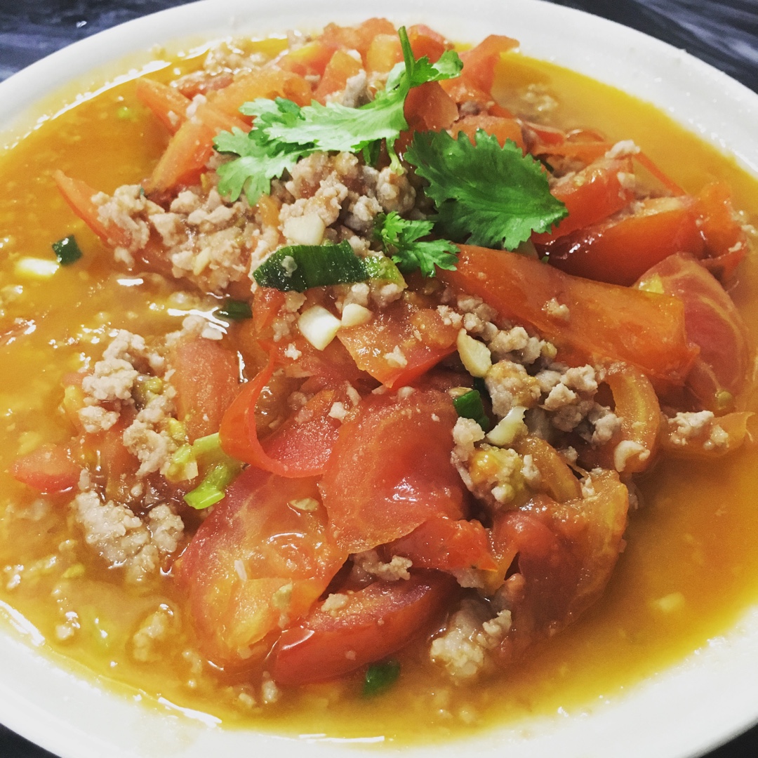 妮妮小妮仔做的番茄肉末