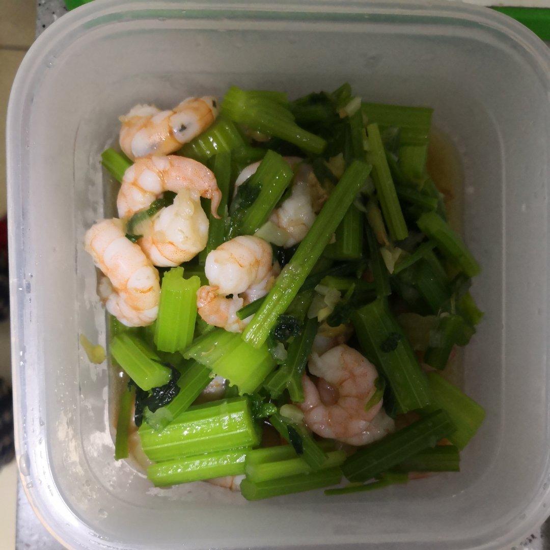西芹炒虾仁