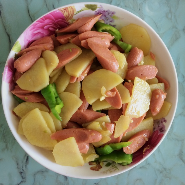 【土豆片炒火腿图片】中国移动丶我不动_下厨房