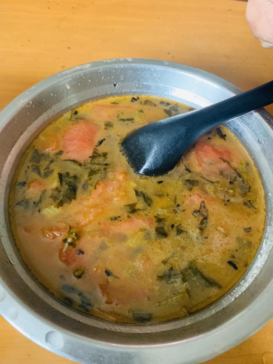 咸菜西红柿汤的做法