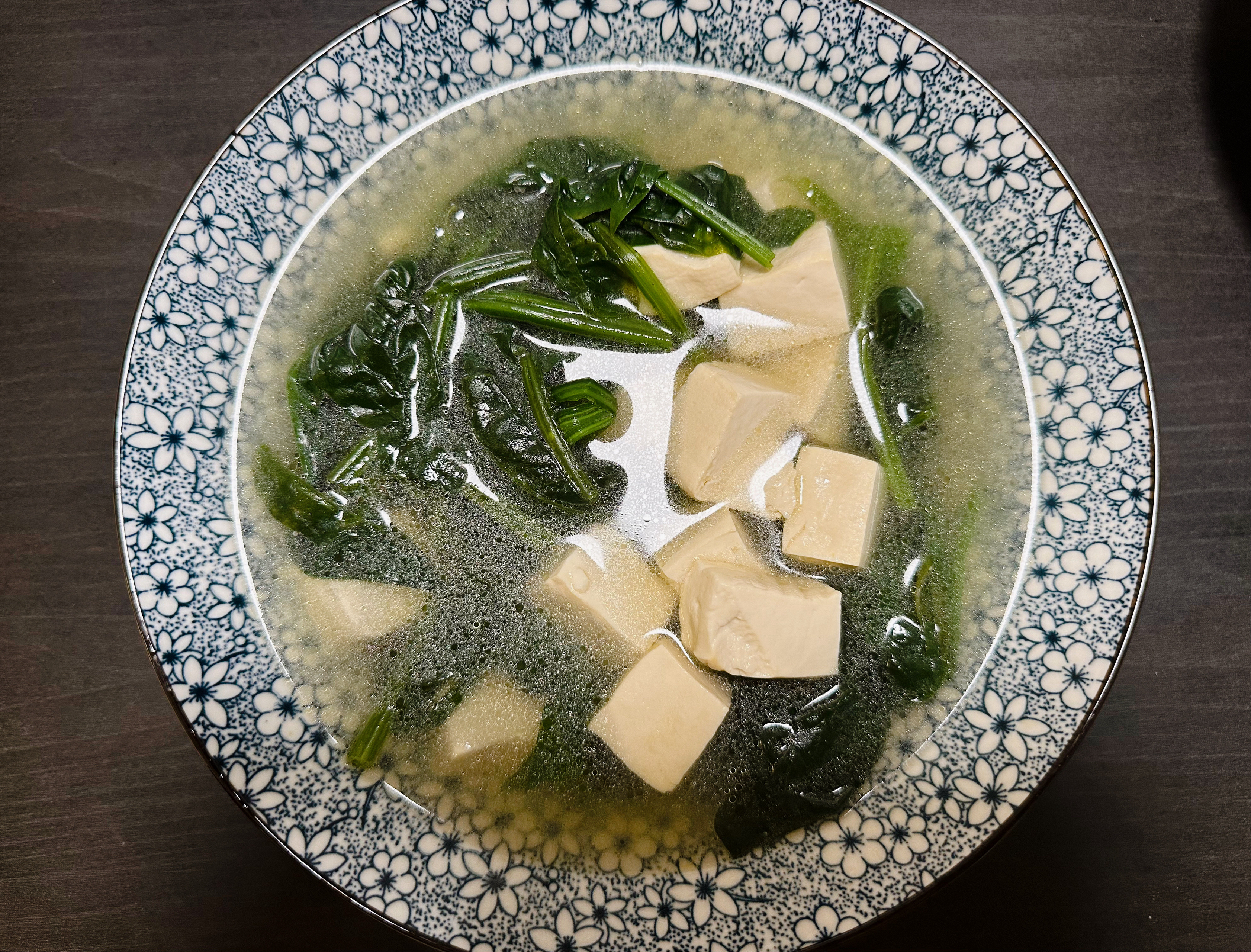 简单菠菜豆腐汤