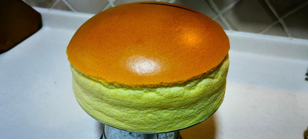 8寸圆形模具的古早蛋糕，完美方子！