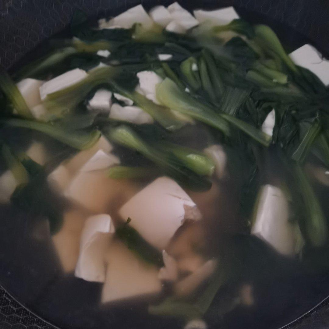 小白菜豆腐汤