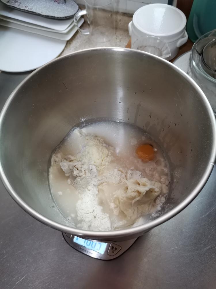 纯奶手撕吐司的做法 步骤1
