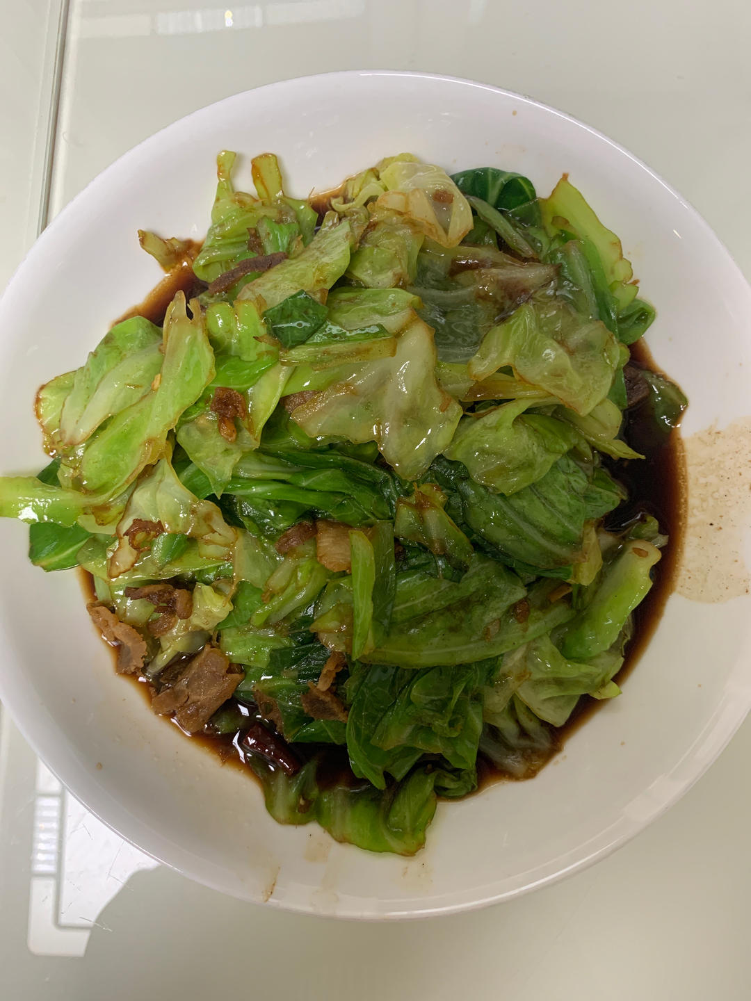 回锅肉包菜