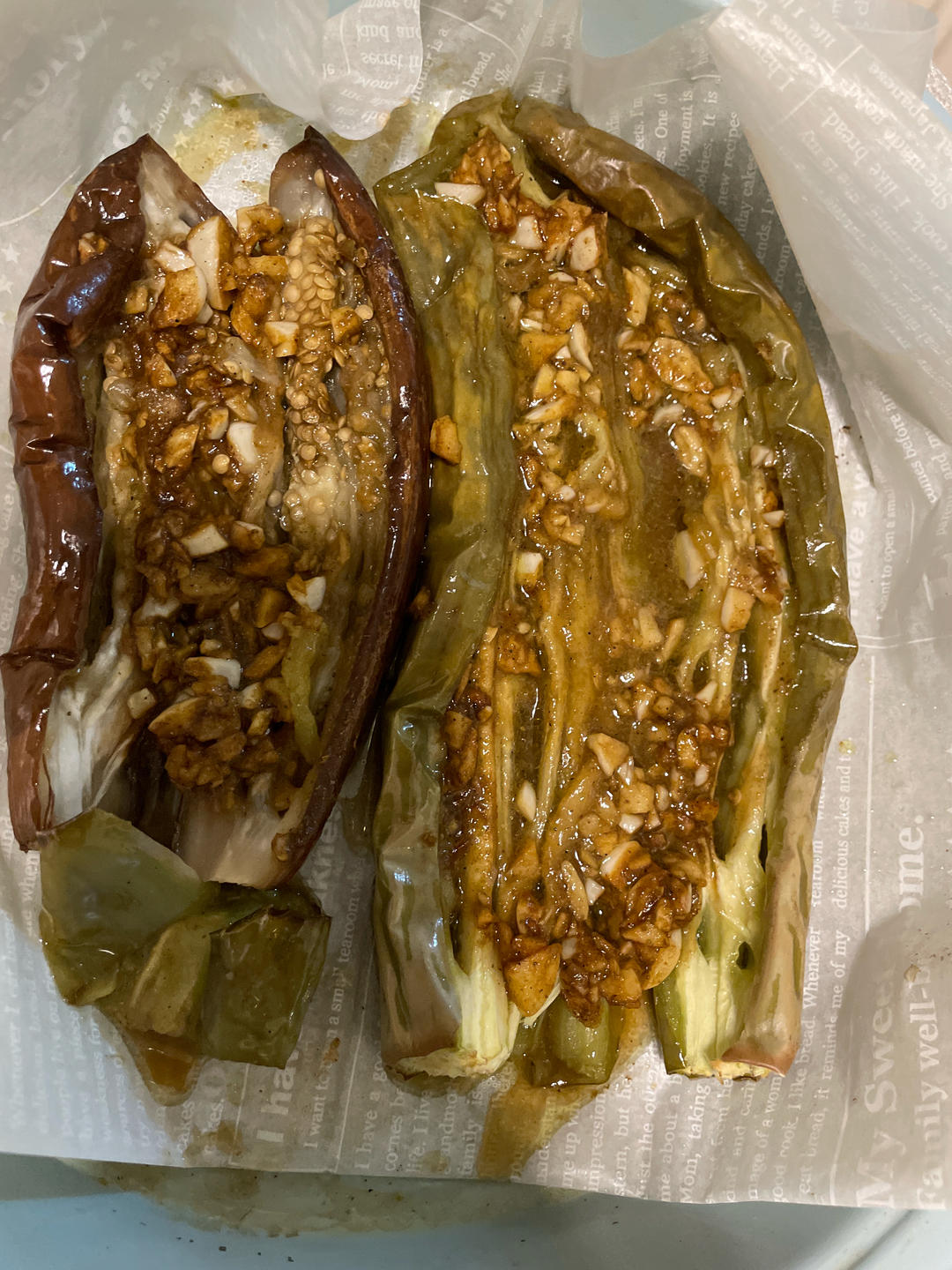 CC招牌菜销魂烤茄子，百吃不厌！