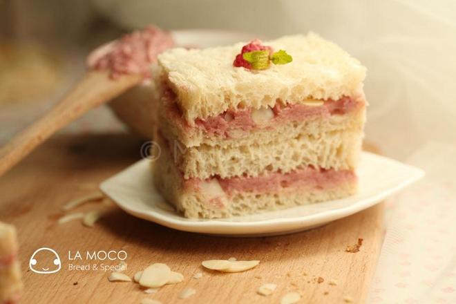 让白面包惊艳-树莓炼乳三明治的做法