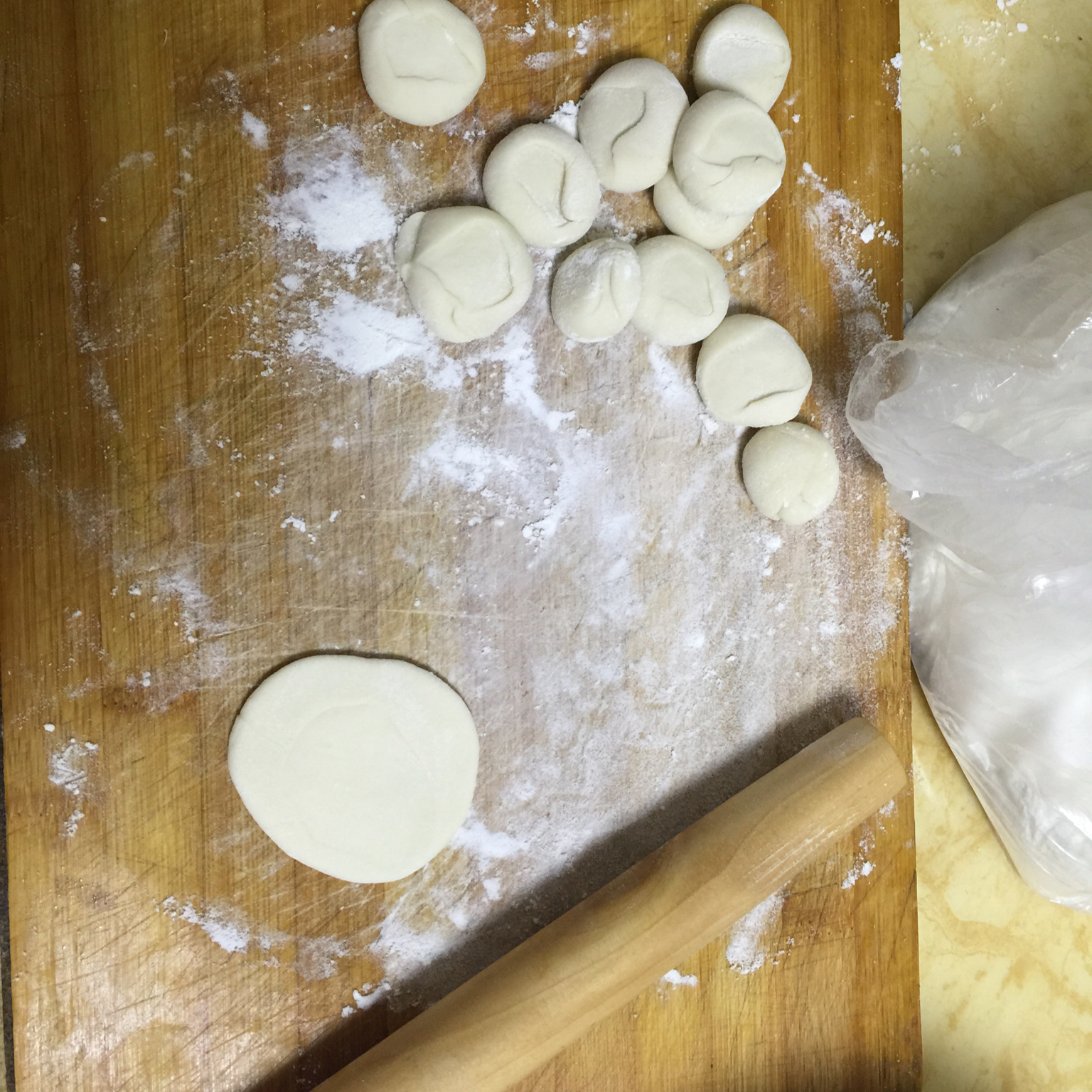 饺子皮（面包机版）