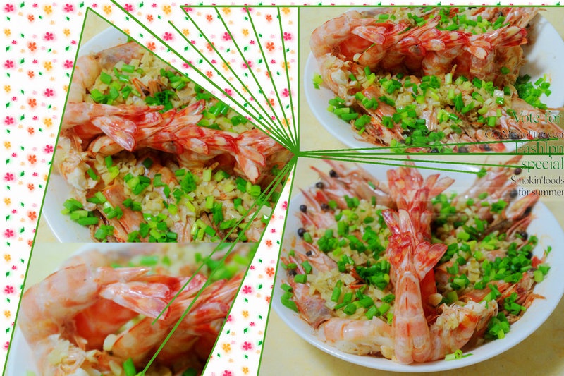蒜蓉开边虾