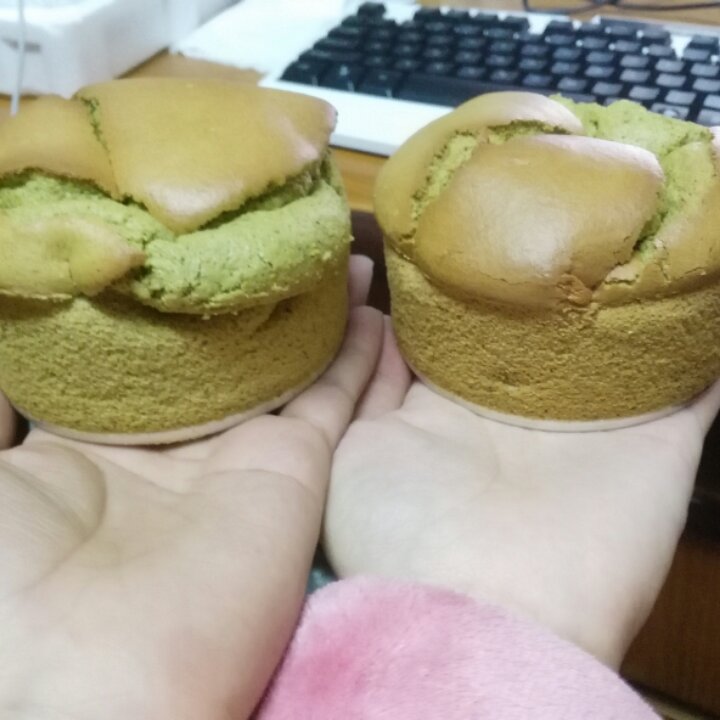 无油抹茶酸奶戚风（两蛋）