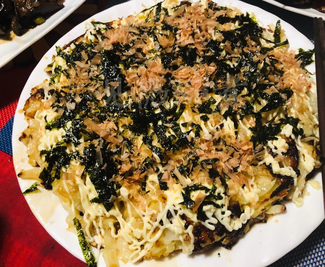 大阪烧（家常材料，0失败翻锅）