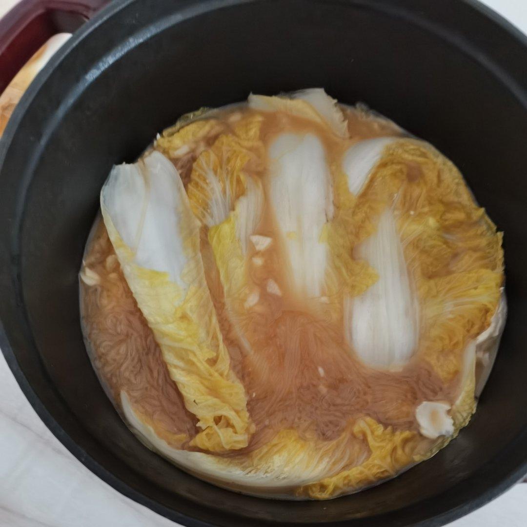 娃娃菜粉丝煲，低卡又鲜美