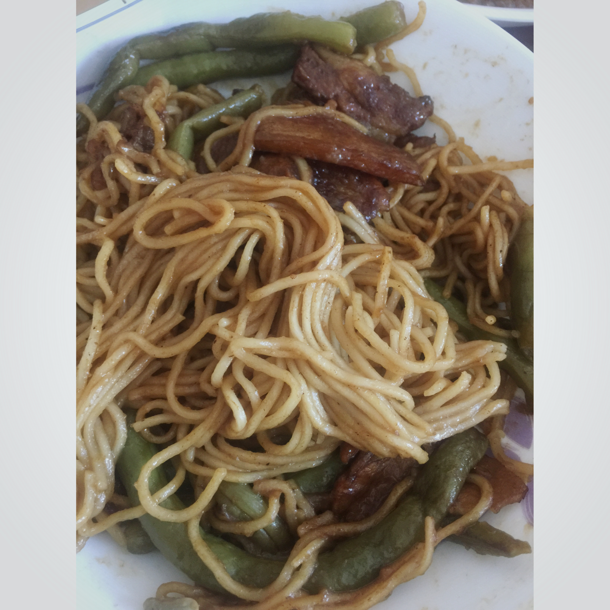 豆角焖面