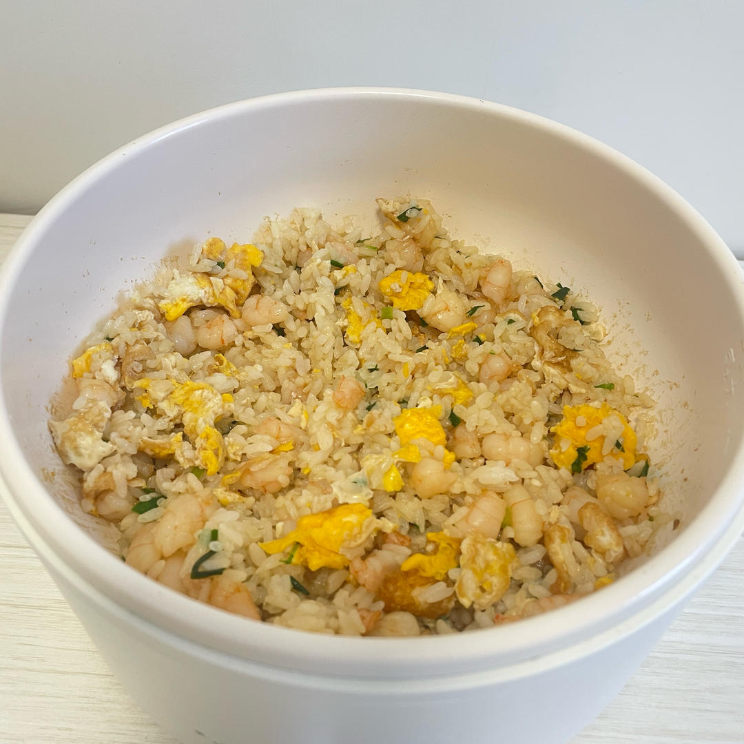 韭菜虾仁鸡蛋炒饭