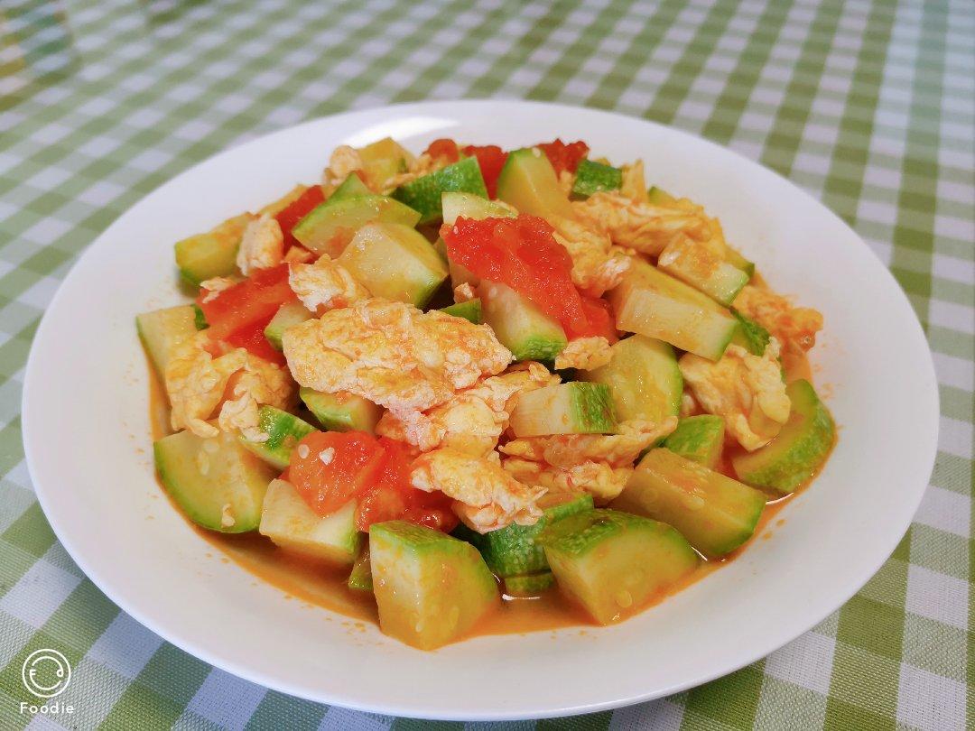 西葫芦鸡蛋西红柿