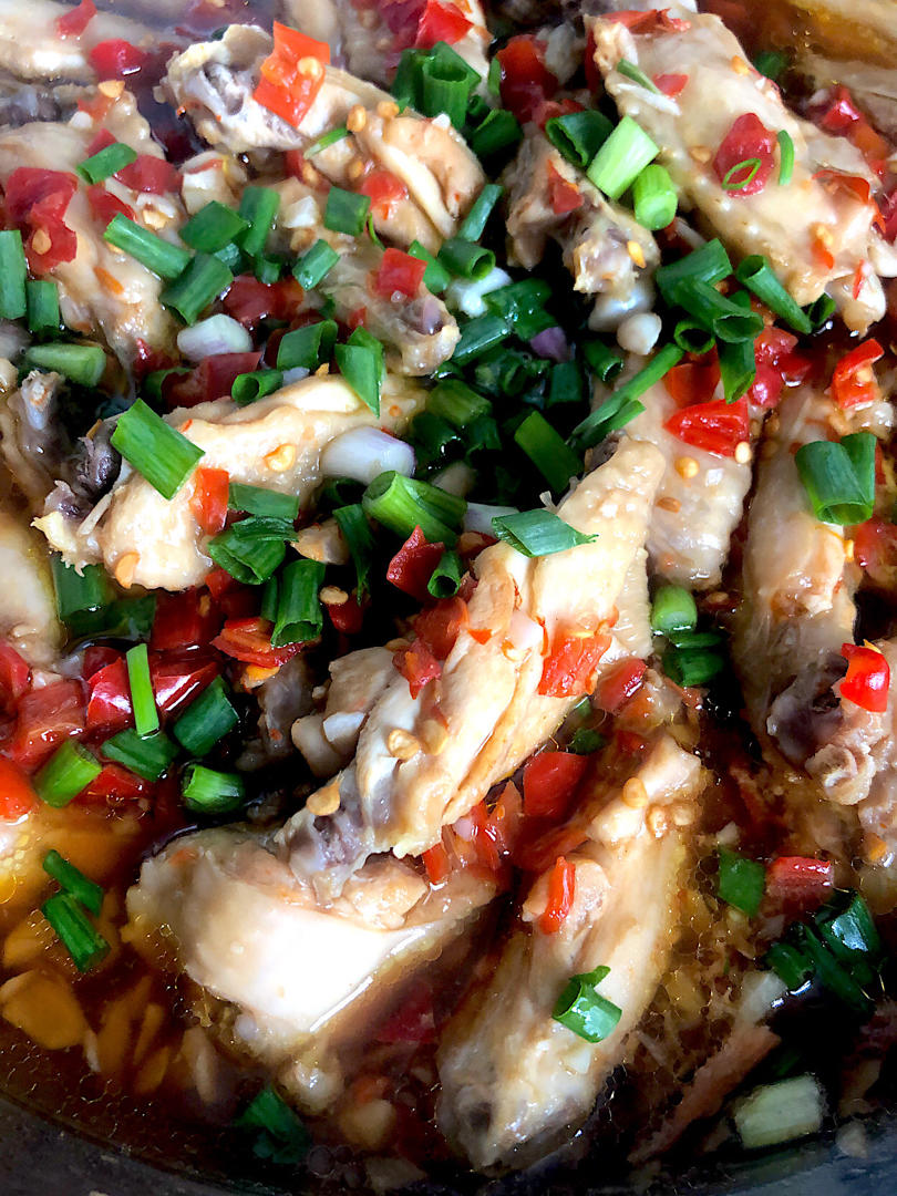 蒜蓉剁椒蒸鸡翅