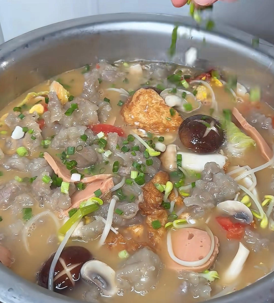 滑肉汤的做法