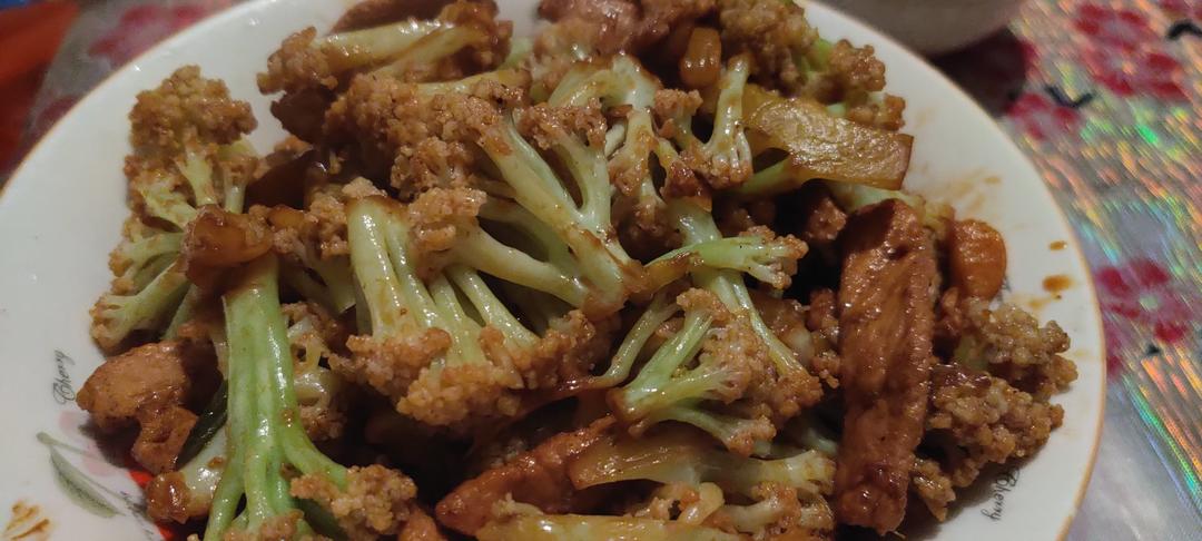 和饭店一个味道的干锅花菜