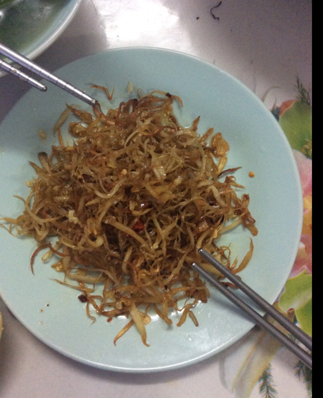 干煸手撕杏鲍菇