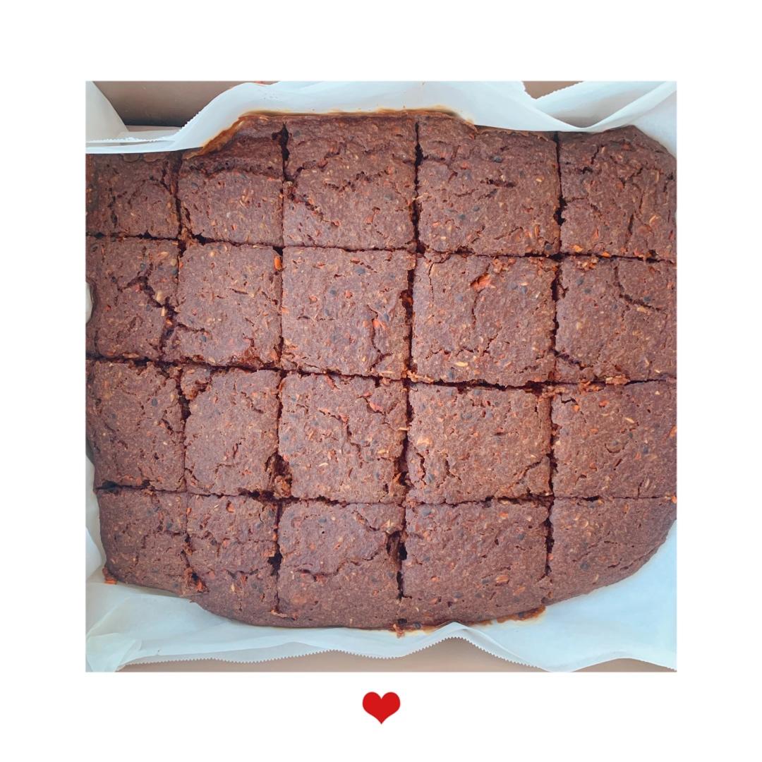 无糖油の胡萝卜蛋糕🍫（可可版低配伪布朗尼）