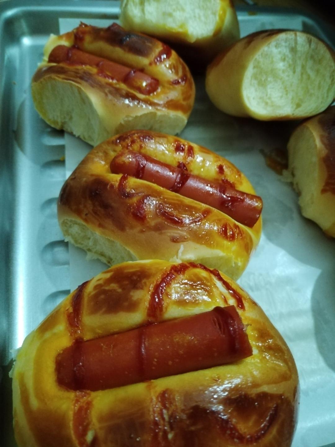 网红蒸面包