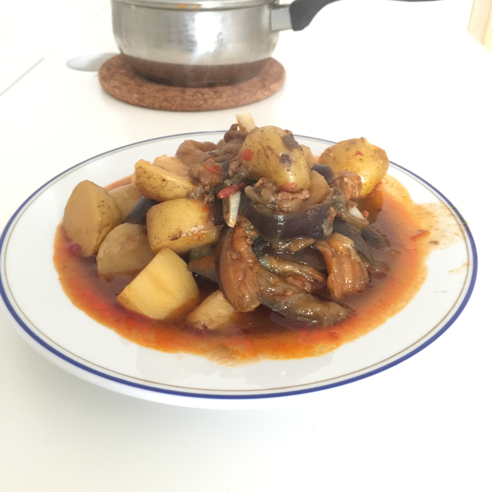 土豆炖茄子