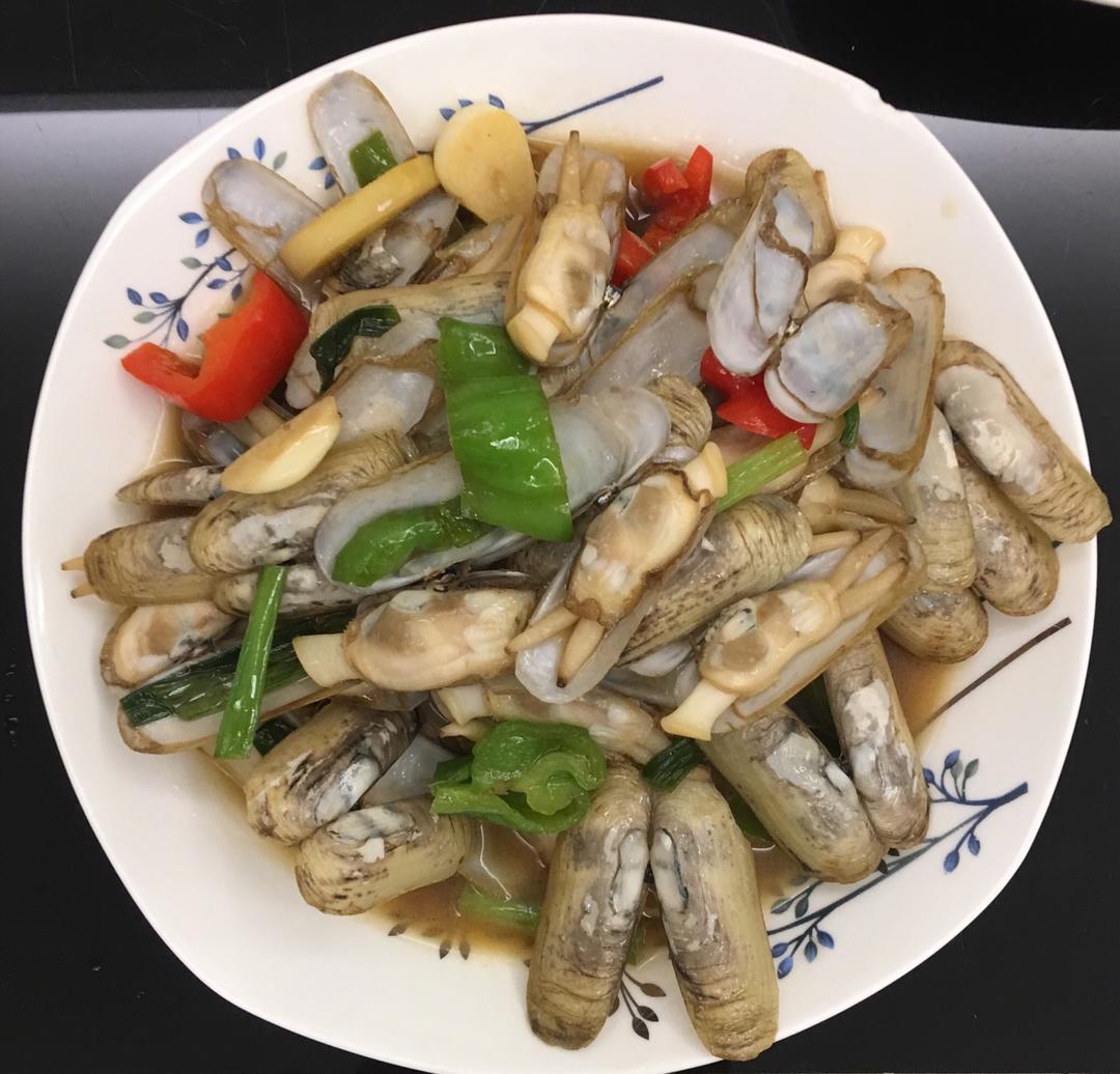 爆炒蛏子