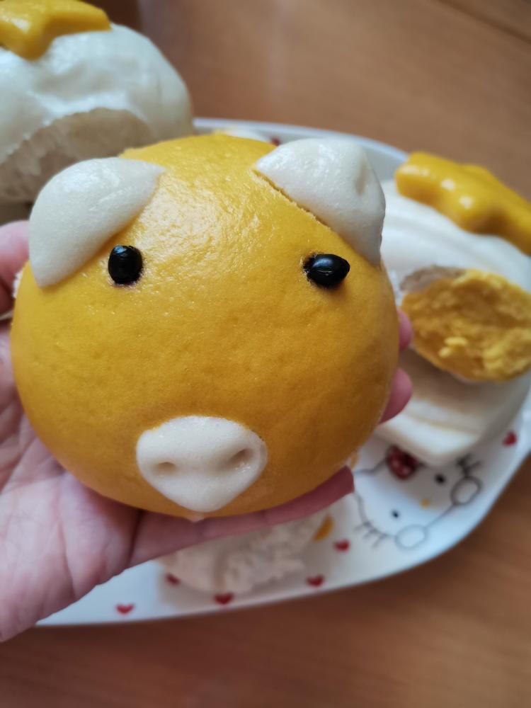 卡通馒头的做法