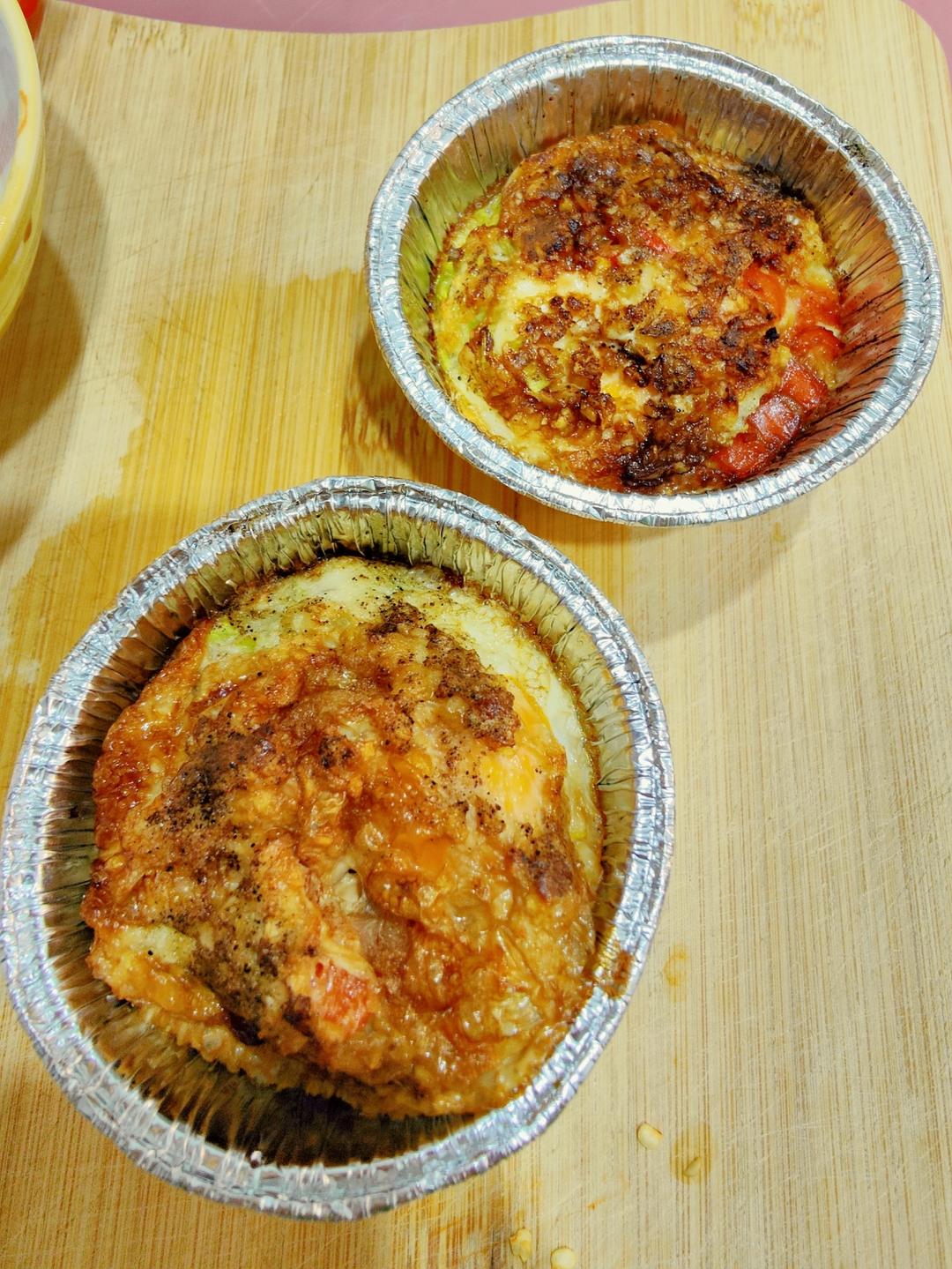 锡纸烤鸡蛋的做法 步骤4