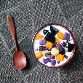 紫薯芋圆，不松散，附上窍门详细比例！