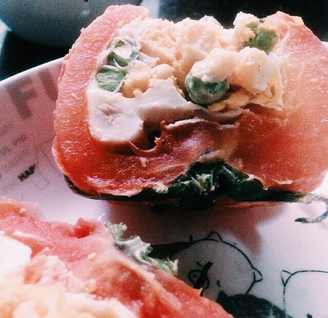 番茄鸡蛋杯（早餐鸡蛋杯升级版，彩椒鸡蛋杯姊妹篇）