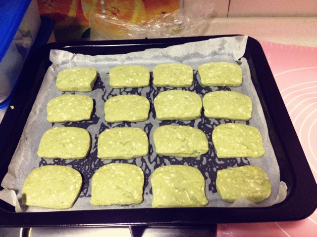 抹茶杏仁饼干