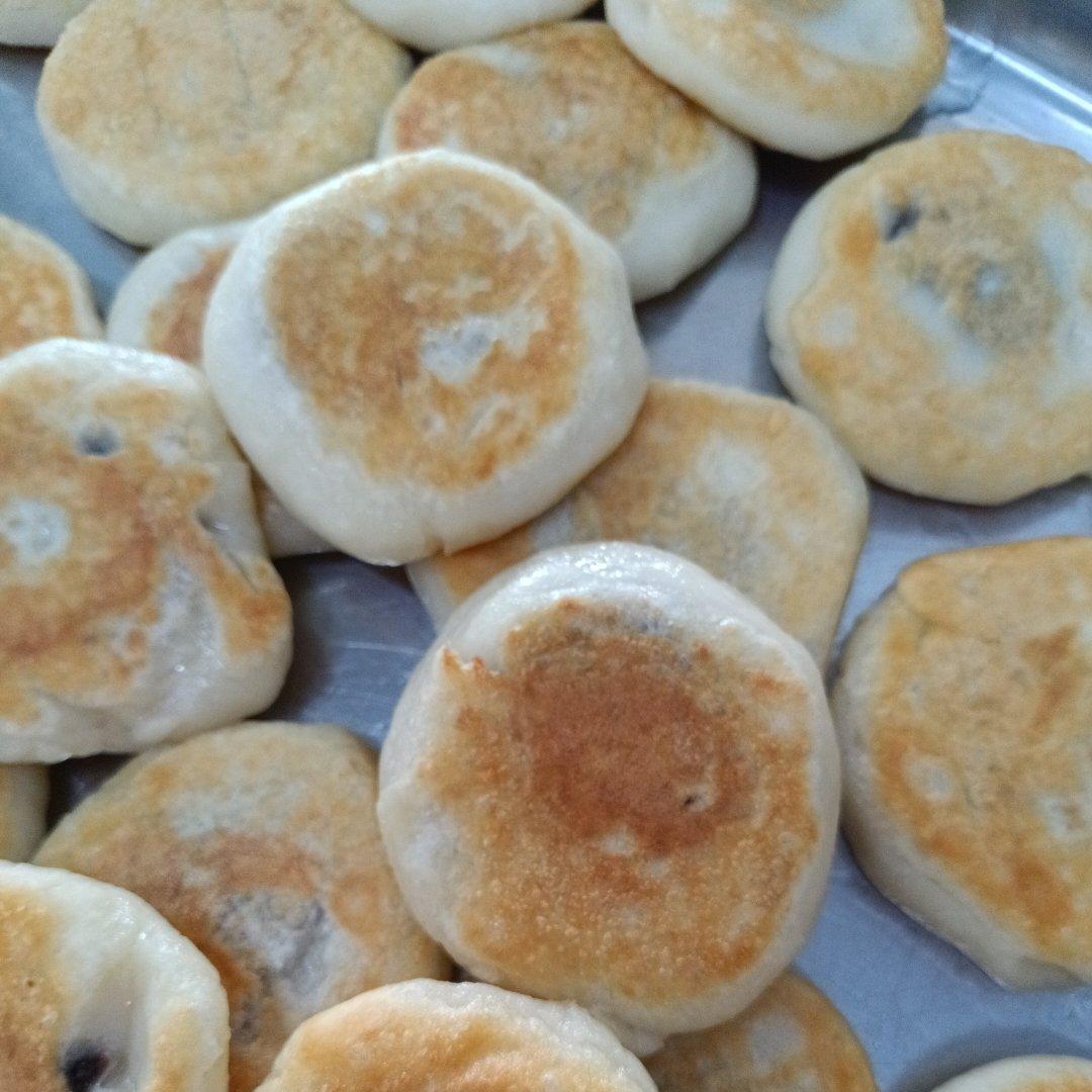 ㊙️东北糯米豆沙粘火勺 烫面法饼超级软 附虎口收拢法整形视频