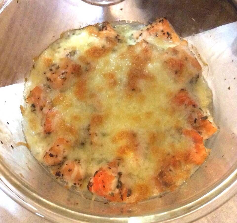 香草奶酪焗三文鱼