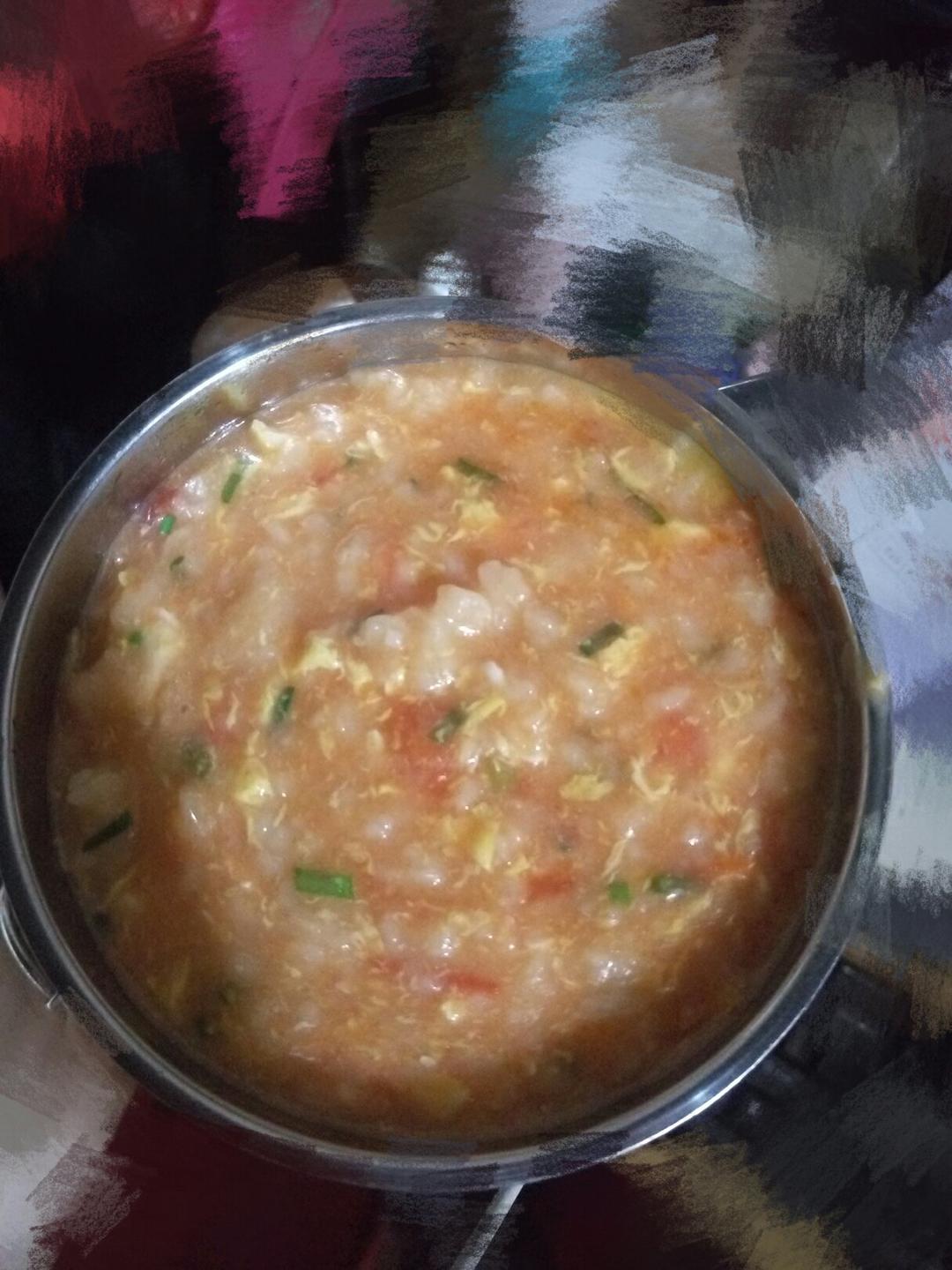 西红柿鸡蛋疙瘩汤