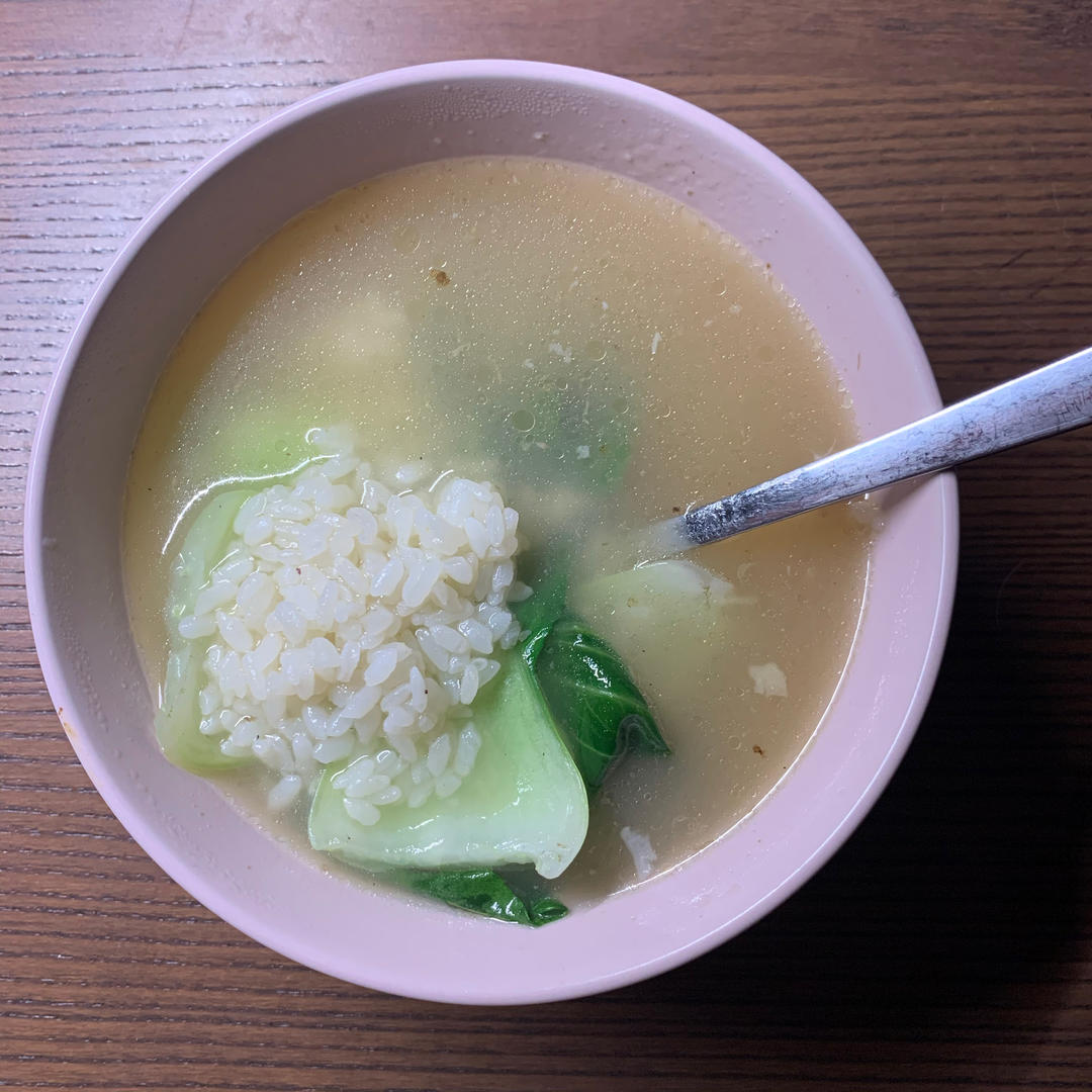 鸡汤菜泡饭