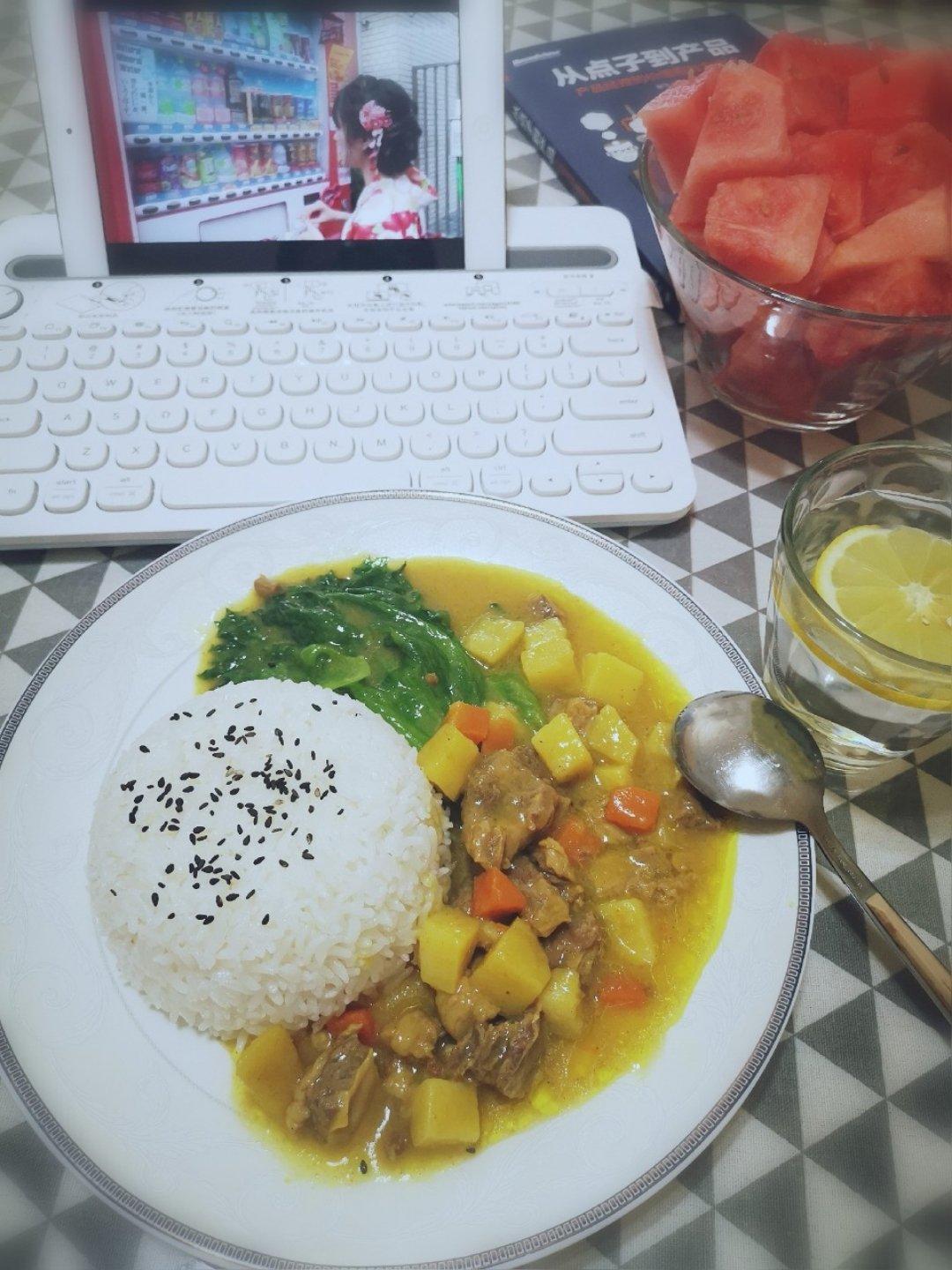 咖喱土豆烧牛肉
