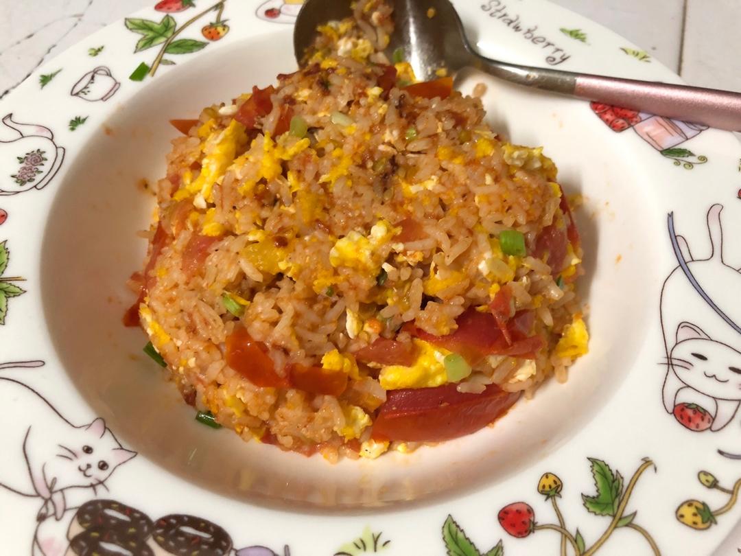 西红柿鸡蛋炒饭